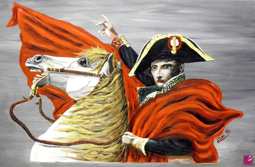 quadri in vendita online -  Napoleon crossing the Alps 