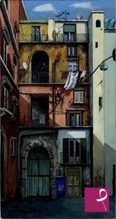 quadri in vendita online - Napoli - Piazzetta Forcella