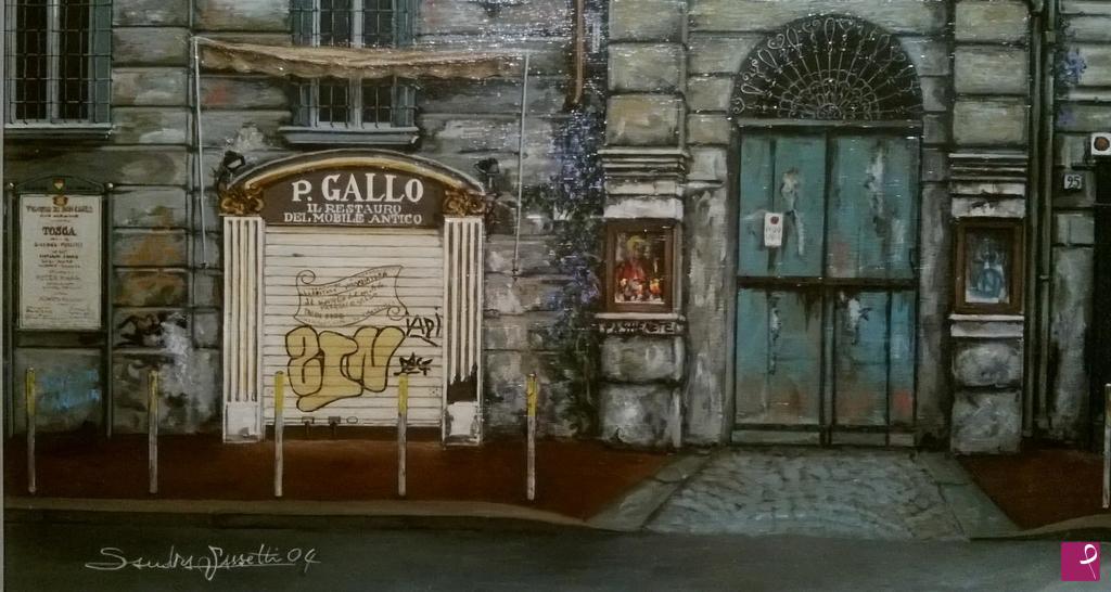 quadri in vendita online - Napoli - Tosca (particolare)