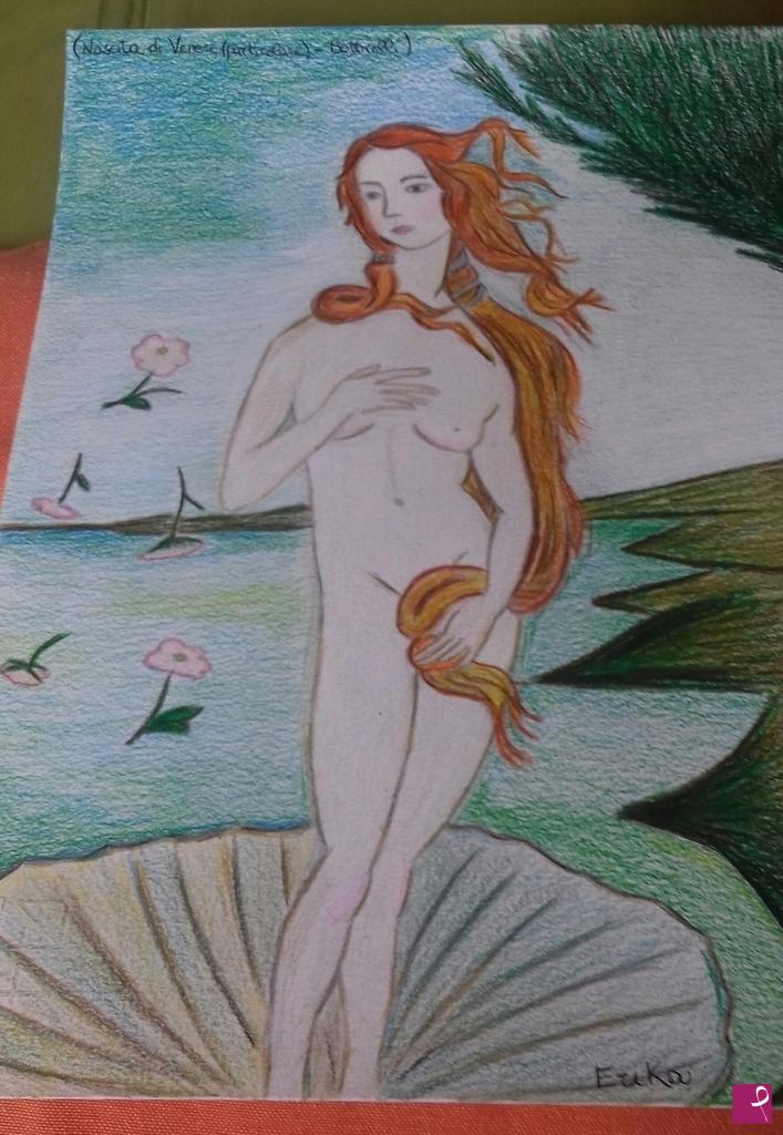 quadri in vendita online - Nascita di Venere (part.)