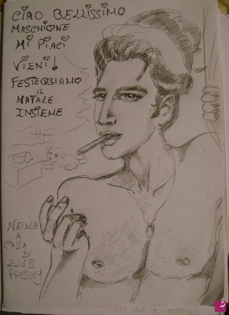 quadri in vendita online - Natale con Elvis
