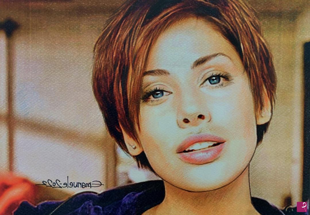 quadri in vendita online - Natalie Imbruglia Cover single album Emanuele Malassisi 