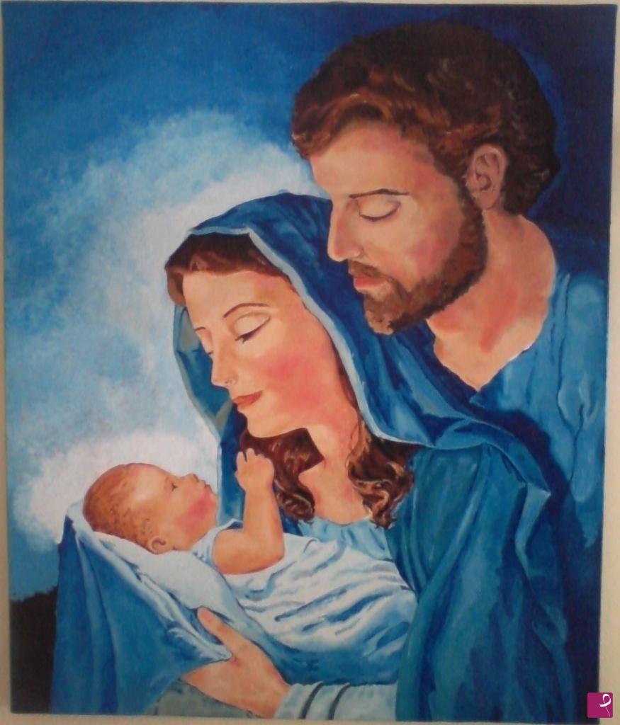 quadri in vendita online - Natività - ( Fase Realizzazione 39 )