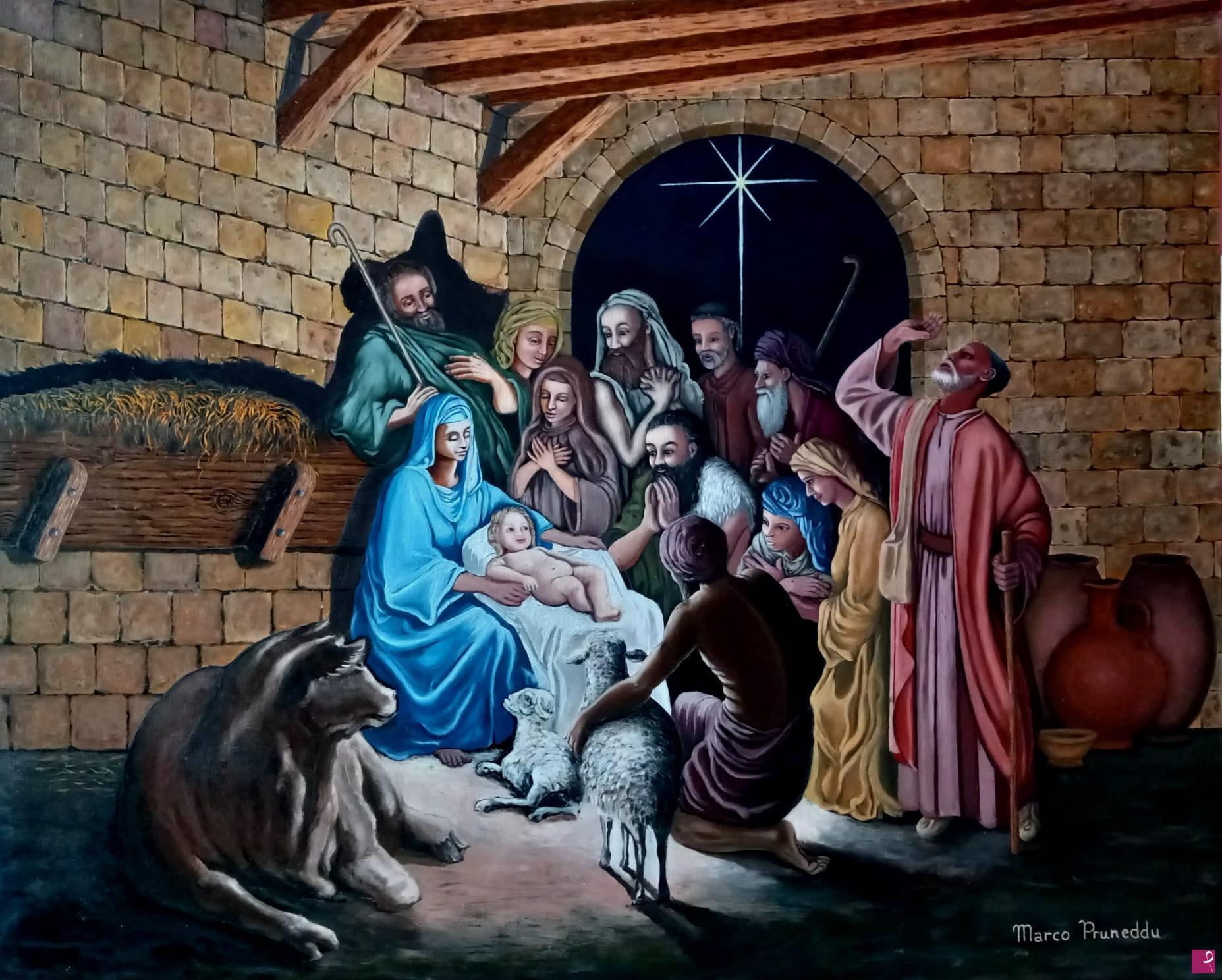 quadri in vendita online - "Natività" - Omaggio a Gustave Dorè 