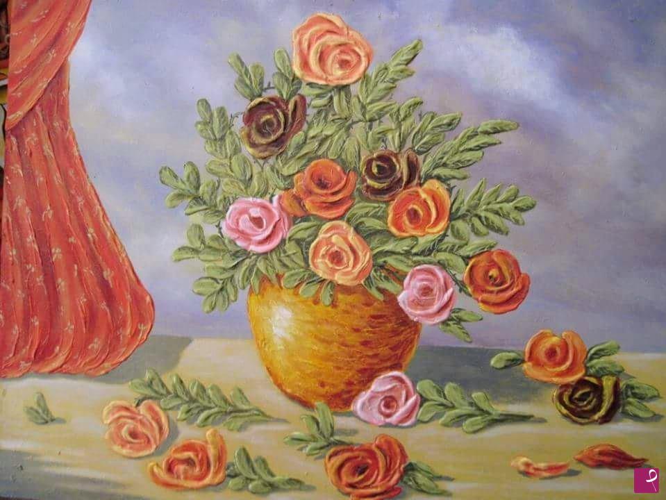 quadri in vendita online - Natura con fiori 