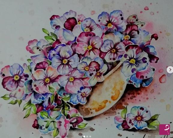 quadri in vendita online - Natura morta con fiori