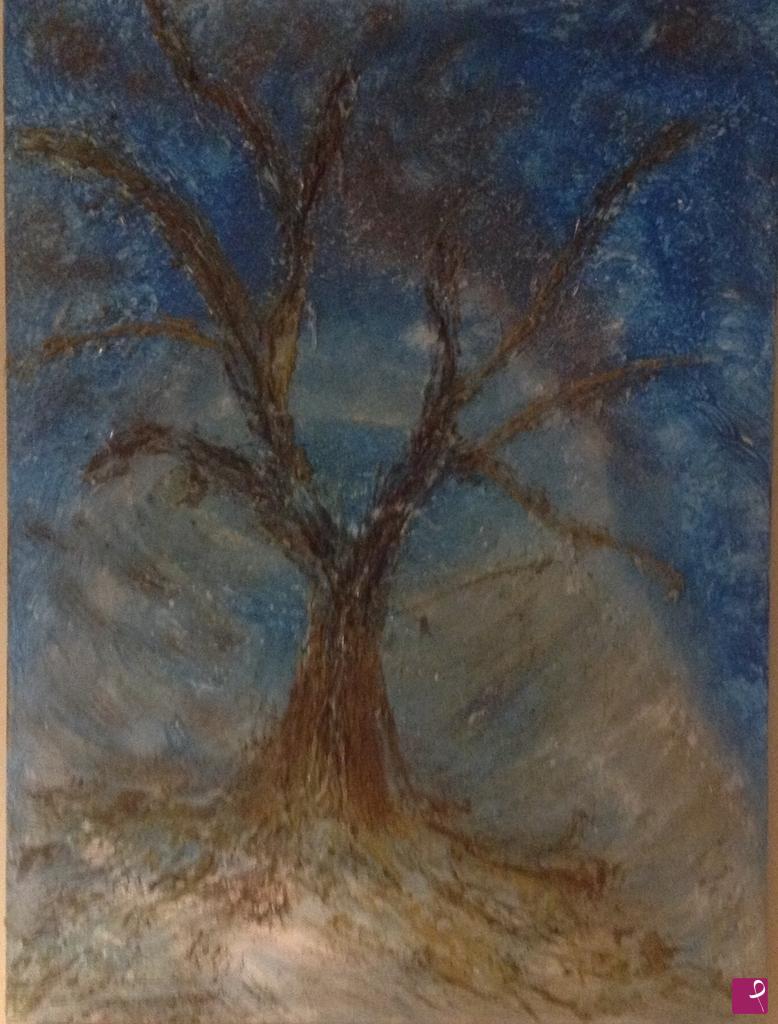 quadri in vendita online - Natura morta: l’albero di silicone 