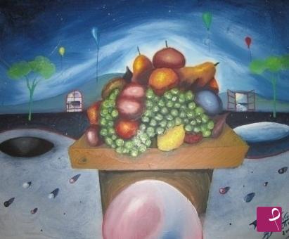 quadri in vendita online - Natura morta metafisica
