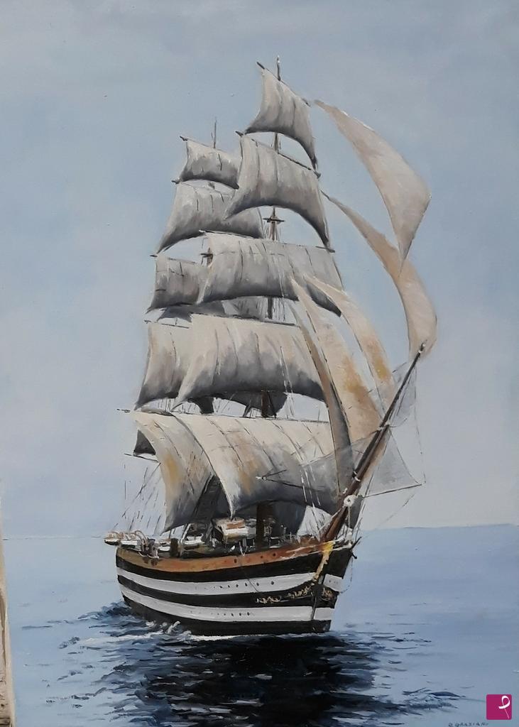 quadri in vendita online - Nave Vespucci