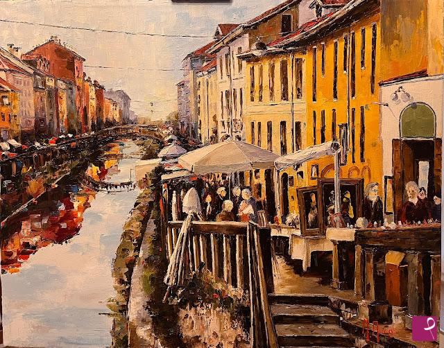 quadri in vendita online - naviglio grande