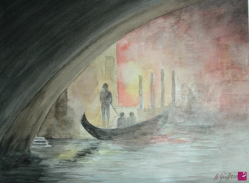 quadri in vendita online - NEBBIA A vENEZIA