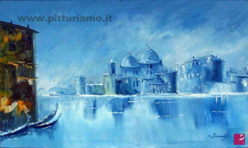 quadri in vendita online - nebbia su venezia