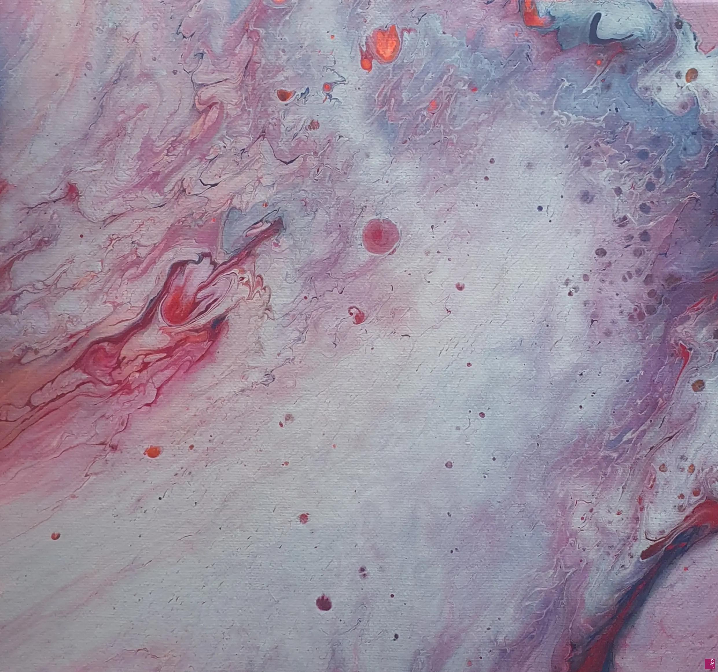 quadri in vendita online - NEBULOSA ROSA