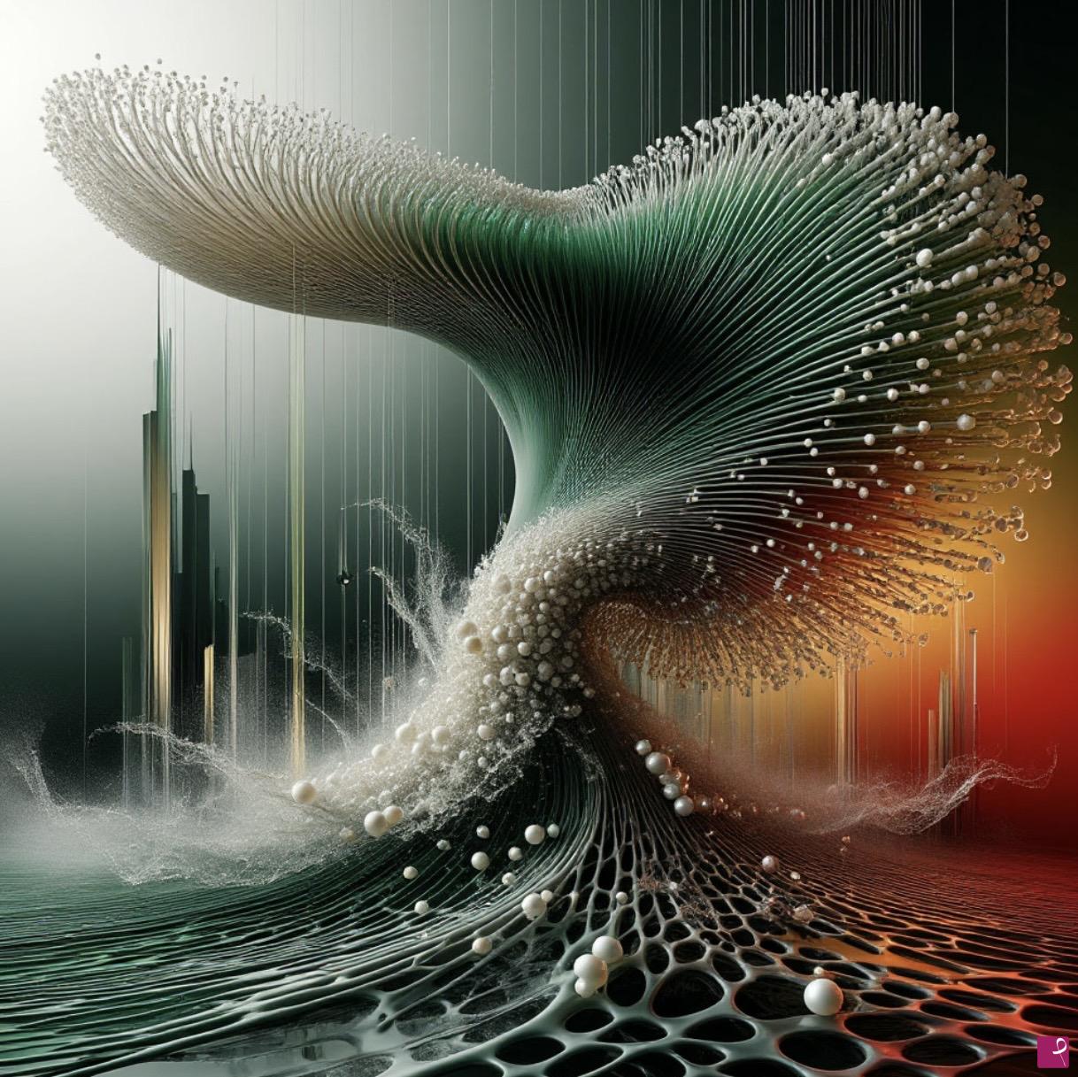 quadri in vendita online - Needle tornado