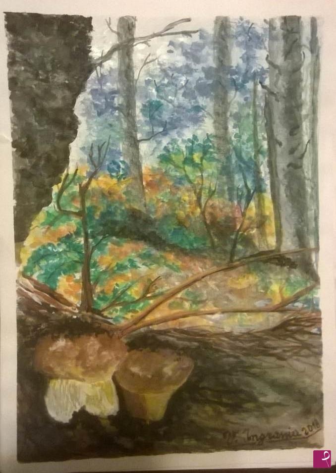 quadri in vendita online - nel bosco