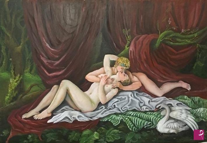 quadri in vendita online - Nel bosco