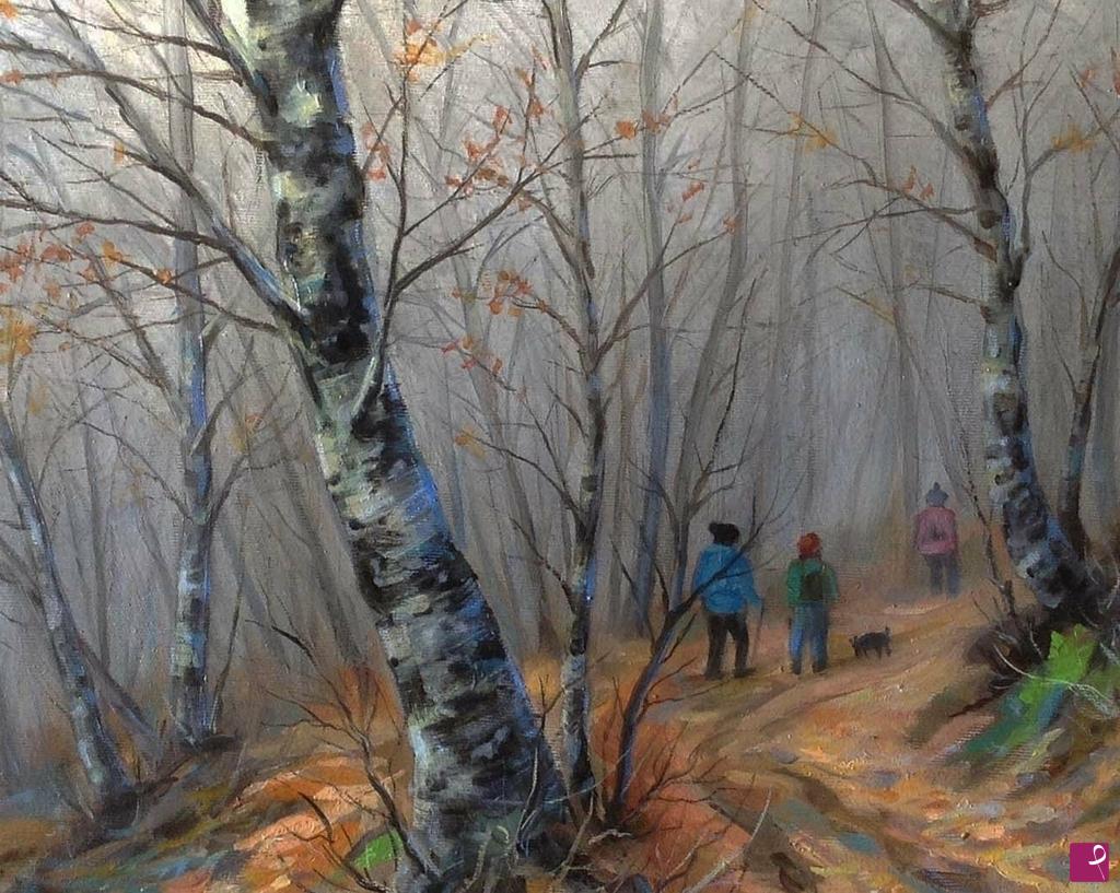 quadri in vendita online - Nel bosco