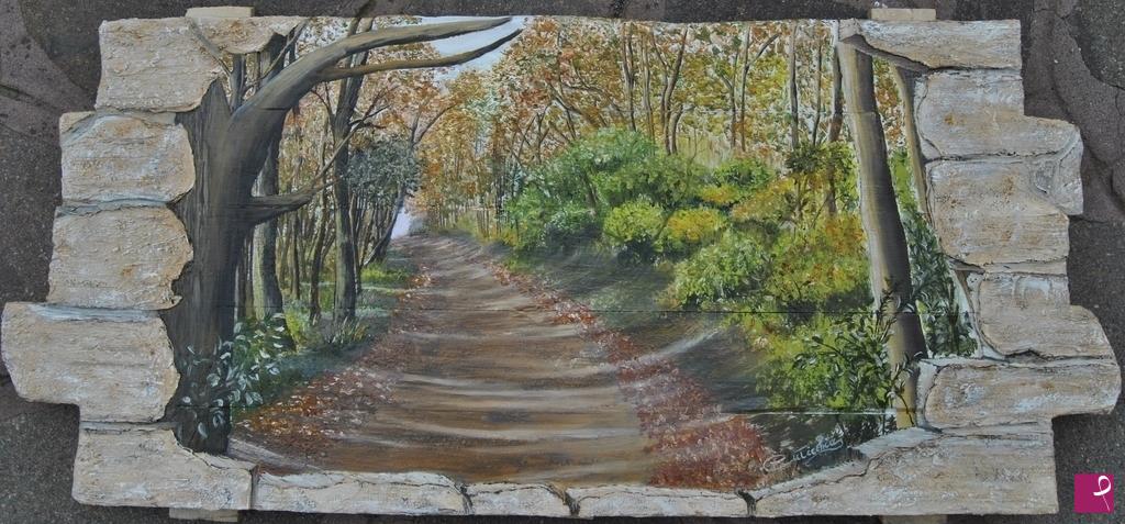 quadri in vendita online - "Nel bosco"