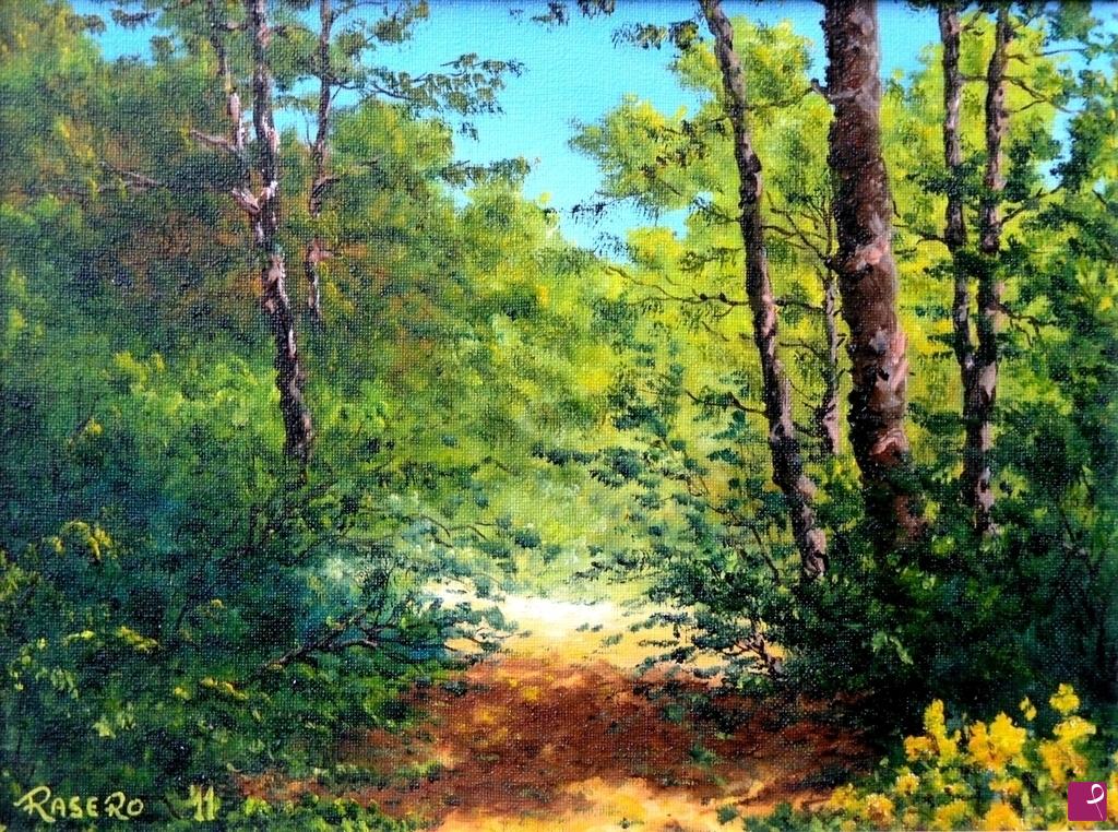 quadri in vendita online - Nel bosco