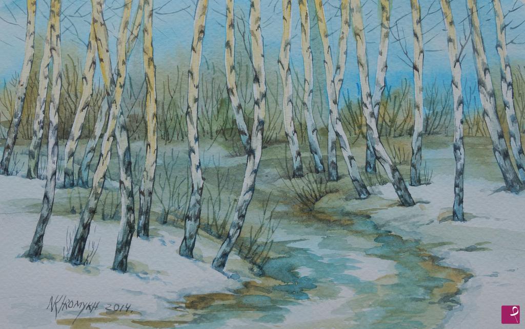 quadri in vendita online - nel bosco russo