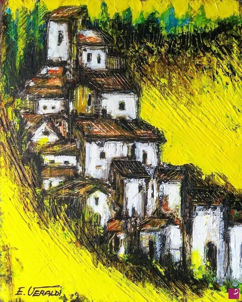 quadri in vendita online - NEL GIALLO