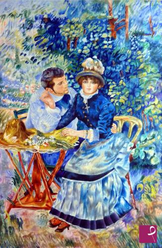 quadri in vendita online - Nel giardino