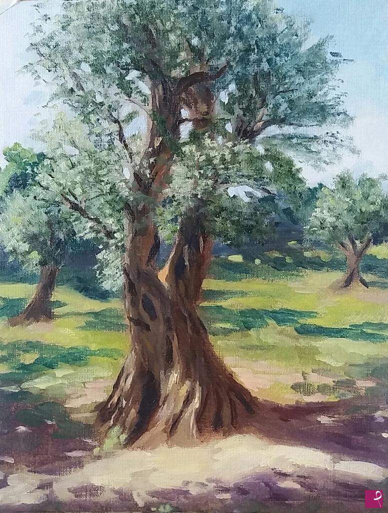 quadri in vendita online - Nel giardino di Renoir