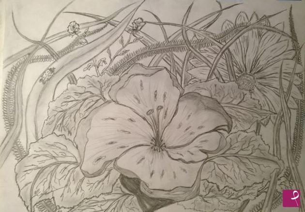 quadri in vendita online - nel mio giardino 