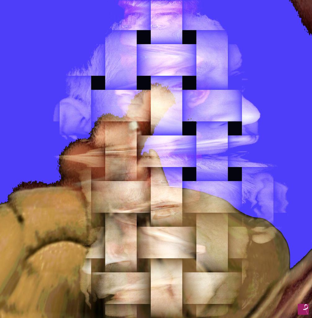 quadri in vendita online - “Nel ritratto in blu” 2007