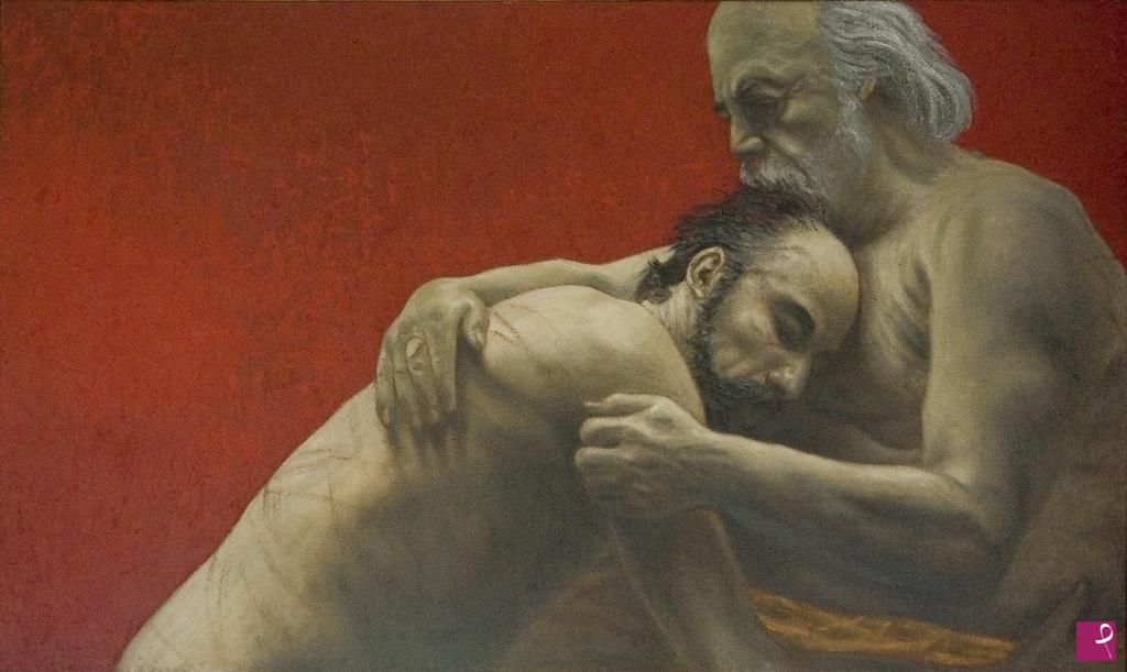 quadri in vendita online - Nel seno del padre