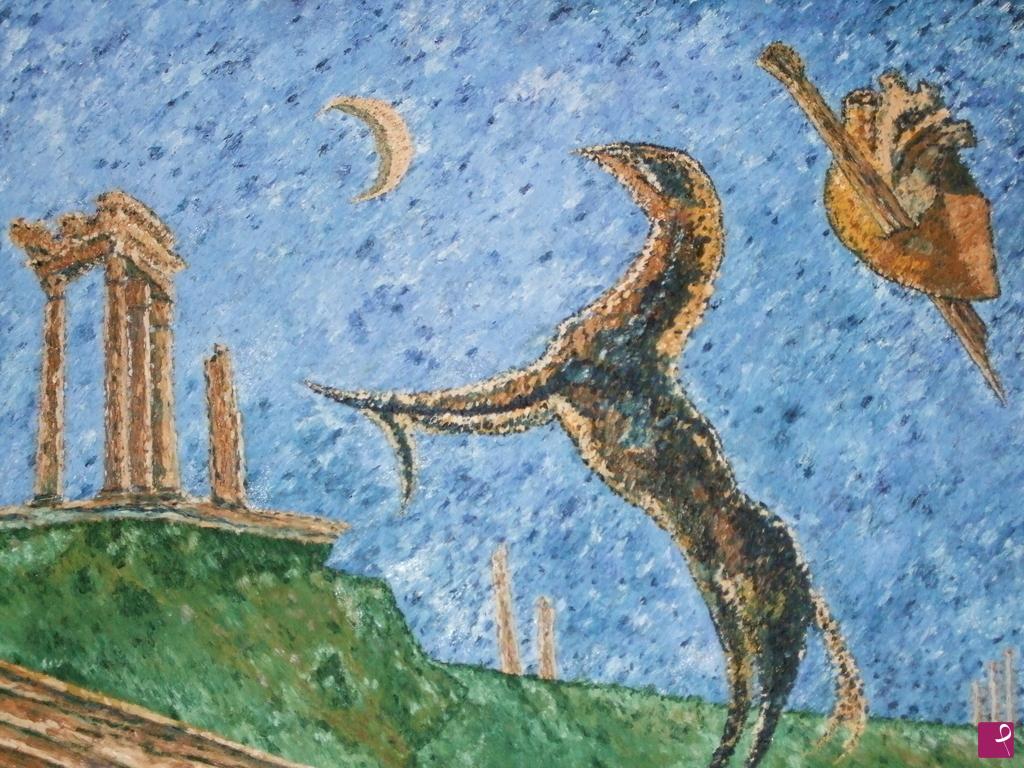 quadri in vendita online - Nel Tempio di Filote
