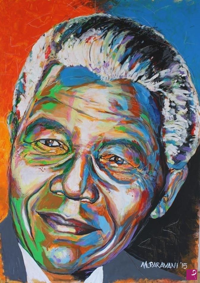quadri in vendita online - Nelson Mandela