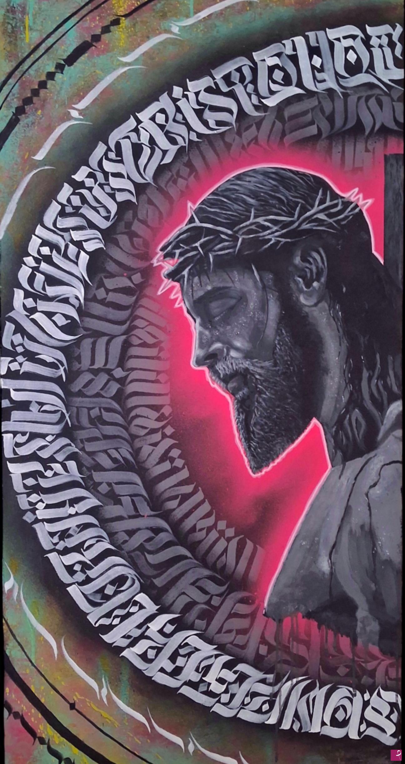quadri in vendita online - Neon Jesus 