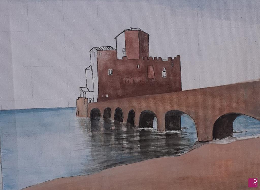 quadri in vendita online - Nettuno torre Astura 11  (2021)