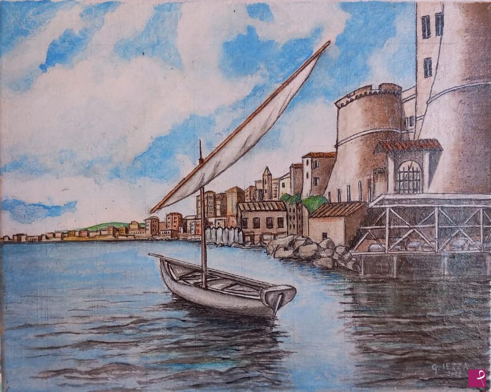 quadri in vendita online - Nettuno (vecchia veduta 3)