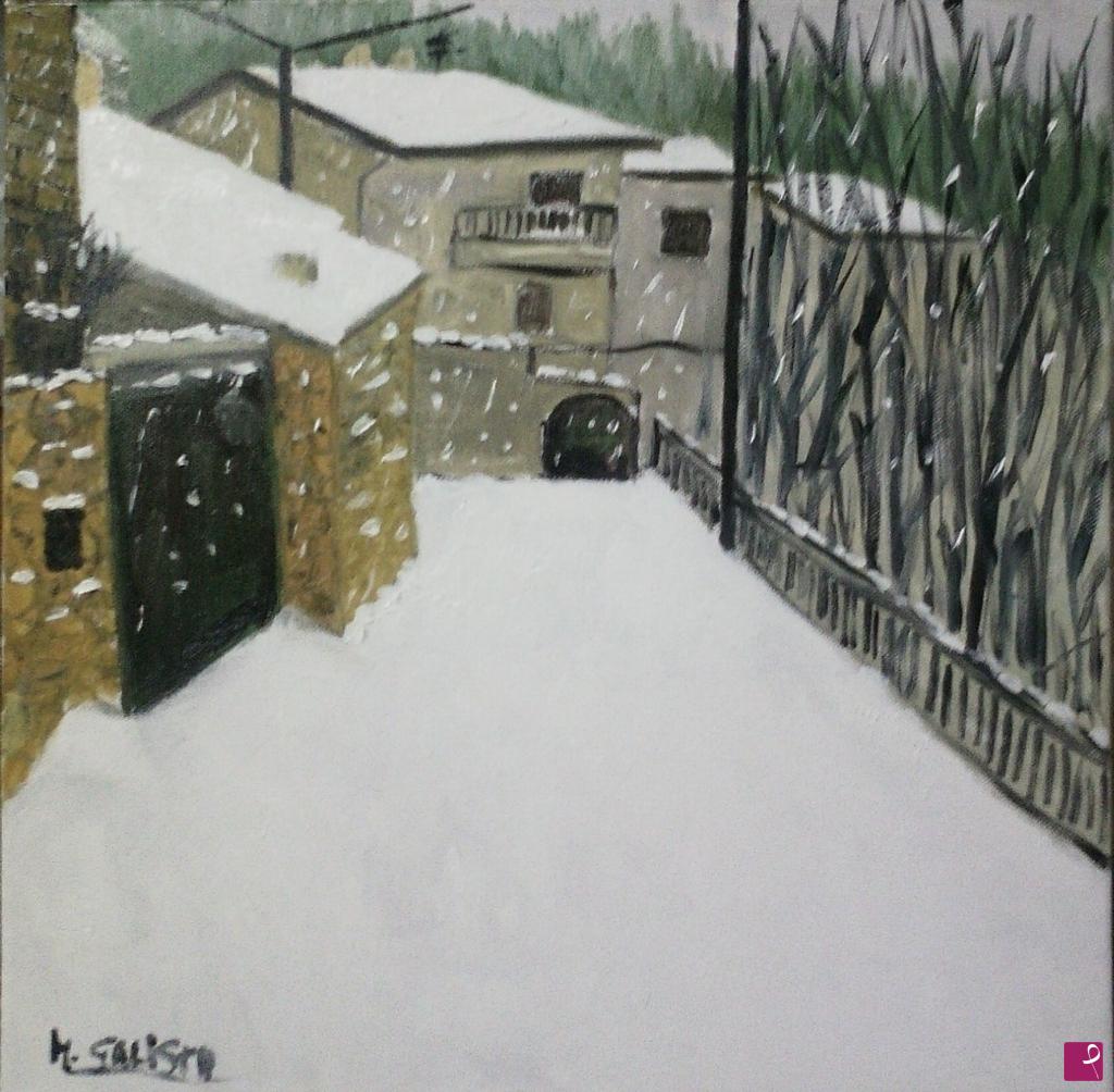 quadri in vendita online - neve a Gavoi (NU)