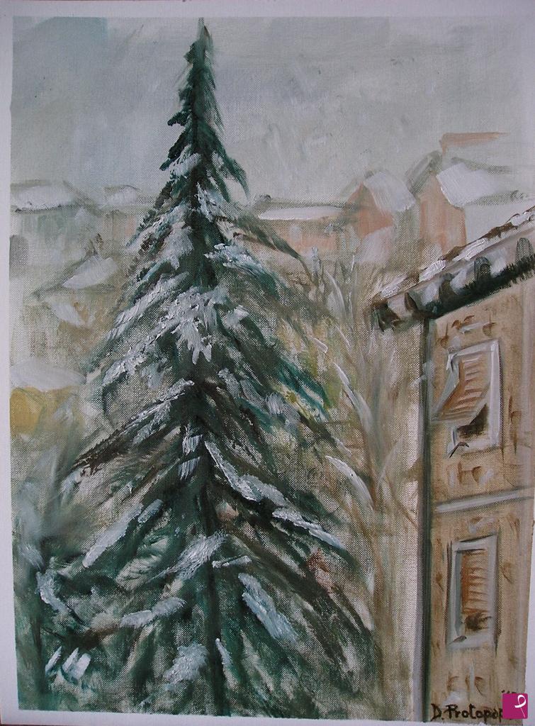 quadri in vendita online - Neve a Milano
