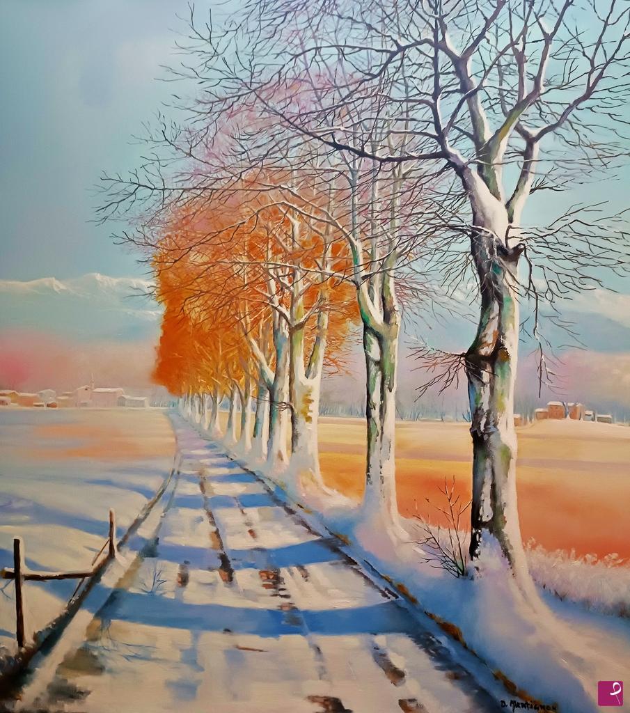 quadri in vendita online - Neve al Sole
