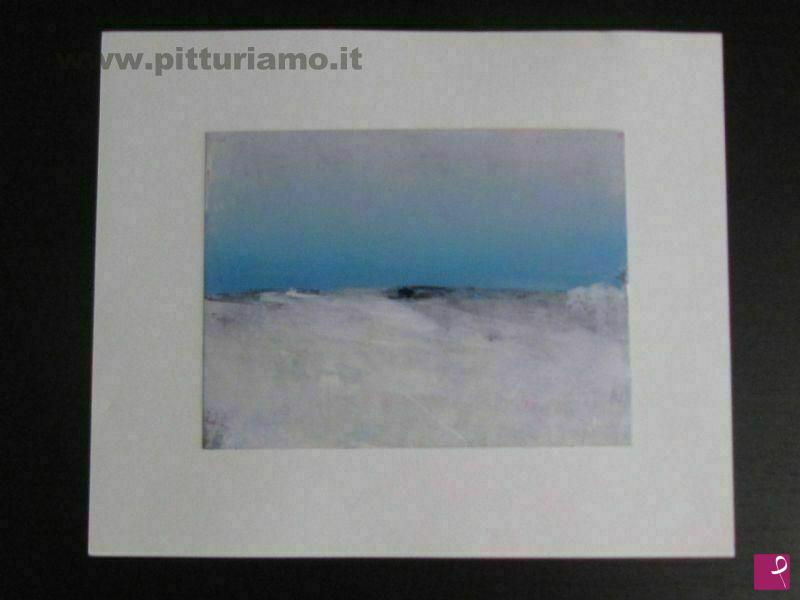 quadri in vendita online - NEVE CIELO