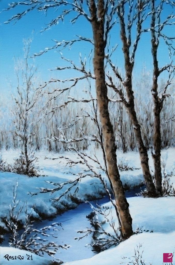 quadri in vendita online - Neve con Rio