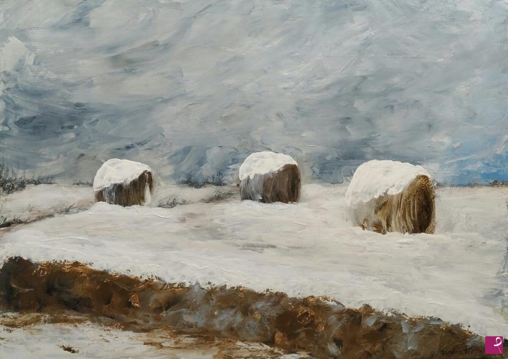 quadri in vendita online - Neve nel Salento
