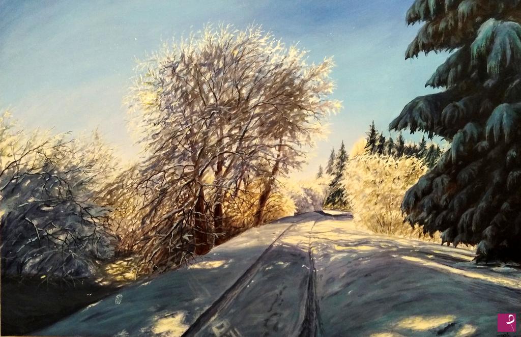 quadri in vendita online - Neve serena