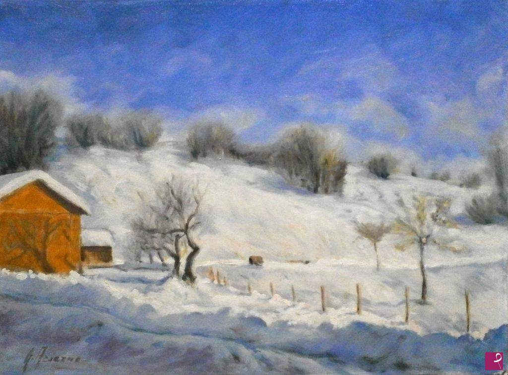 quadri in vendita online - Neve sul Matese