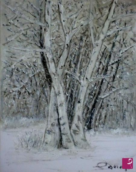 quadri in vendita online - nevica
