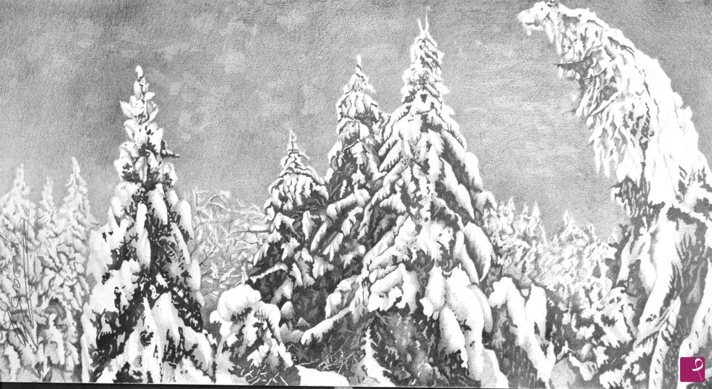 quadri in vendita online - Nevicata