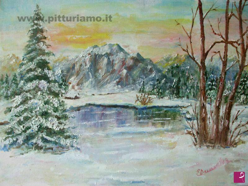 quadri in vendita online - Nevicata