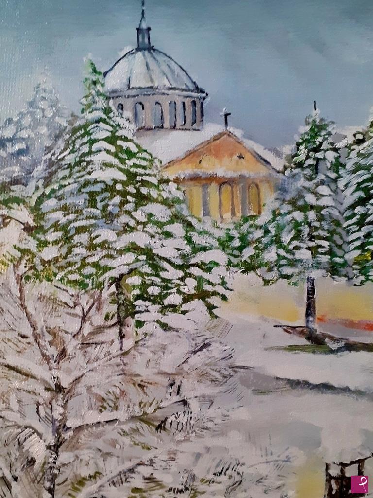quadri in vendita online - nevicata 