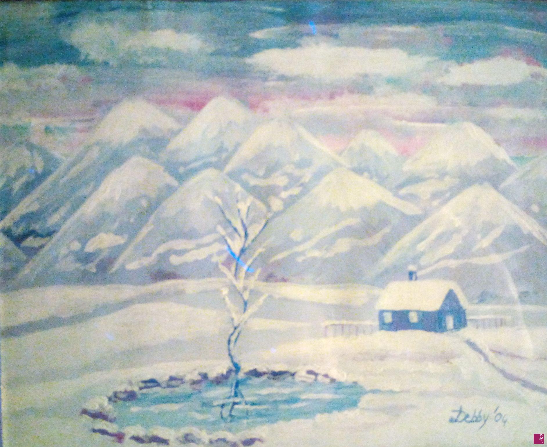 quadri in vendita online - Nevicata in Paradiso 