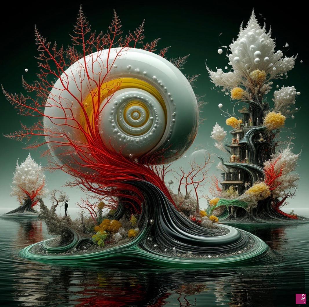 quadri in vendita online - New Year's Snail