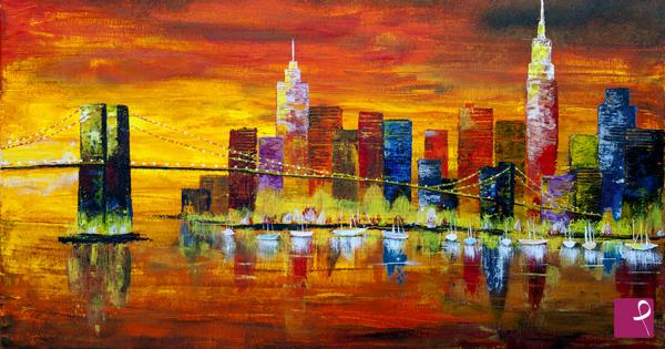 Quadro moderno, New York, Skyline